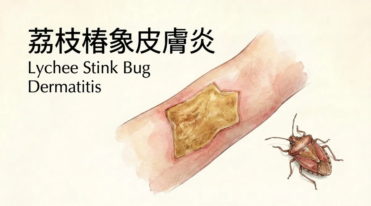 荔枝椿象皮膚炎主視覺