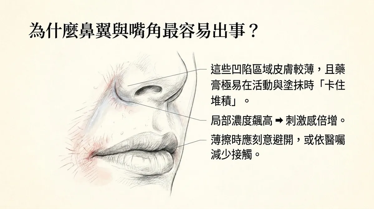 青春痘外用藥成分與使用範圍總結:A酸、杜鵑花酸、BPO及外用抗生素應依成分和處方決定塗抹區域